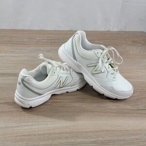 New Balance Men's 411 LW1 White Comfort Ride Walking Shoes Size 9